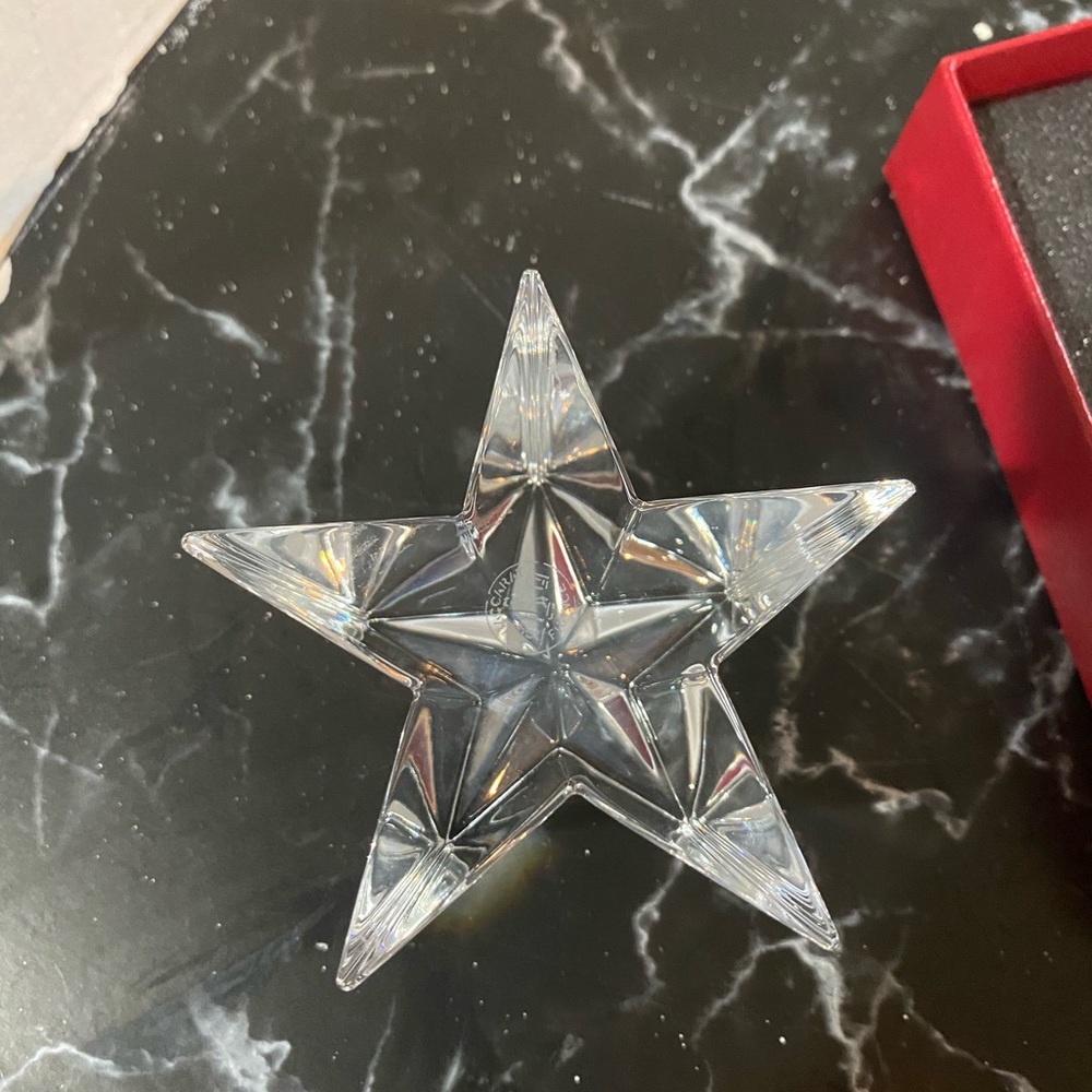 Vintage crystal paperweight